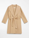 Messi Belt Wool Single Coat Brown - MAX MARA - BALAAN 2