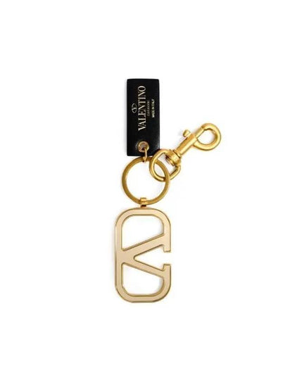 Valentino 2Y2P0R81 LHP KM5 P0R81 Garavani V logo mirror key ring - RED VALENTINO - BALAAN 2