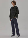 Denim semioverfit stone washed shirt black - CORK - BALAAN 3