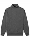 Men's Long Sleeve Wool Turtleneck Grey - A.P.C. - BALAAN 2