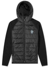 Men's Logo Hood Padded Black - MONCLER - BALAAN 1