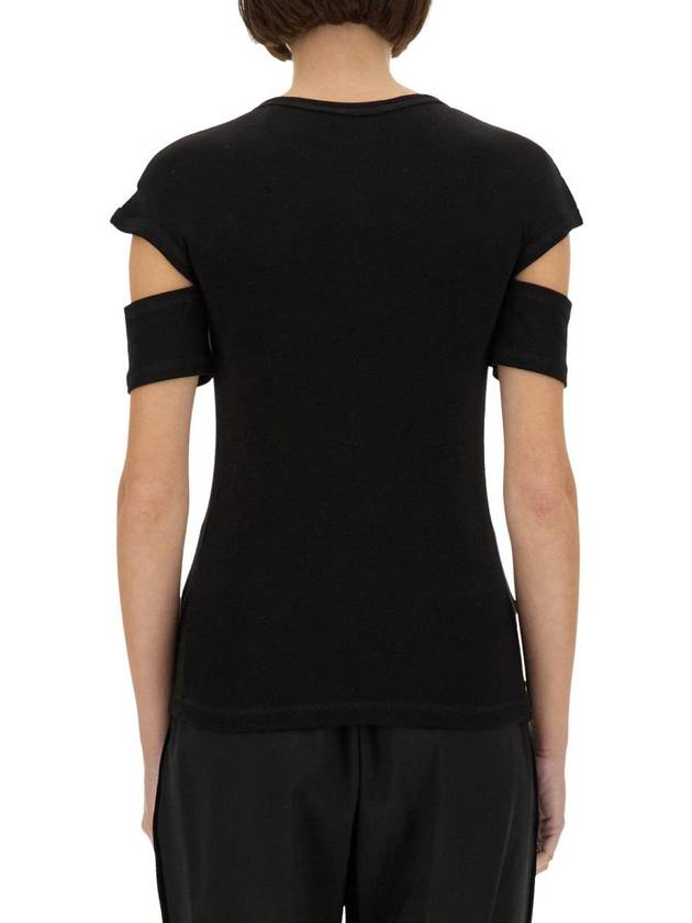 Helmut Lang "Slashed Shrunken" T-Shirt - HELMUT LANG - BALAAN 3