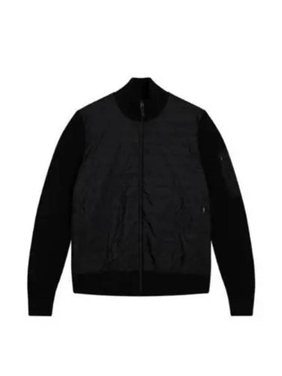 Beck Knit Hybrid Zip-Up Jacket Black - J.LINDEBERG - BALAAN 2