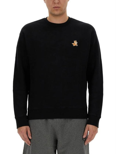 Fox Cotton Sweatshirt Black - MAISON KITSUNE - BALAAN 2