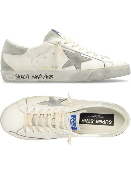 Super Star Suede Leather Low Top Sneaker White - GOLDEN GOOSE - BALAAN 2