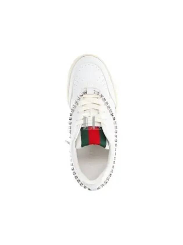 Women's Reweb Low Top Sneakers White - GUCCI - BALAAN 2