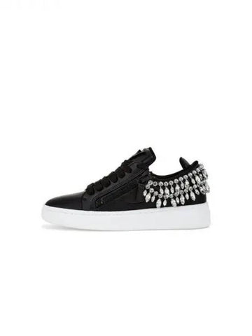 WOMEN GZ 94 Crystal Sneakers Black 271100 - GIUSEPPE ZANOTTI - BALAAN 1