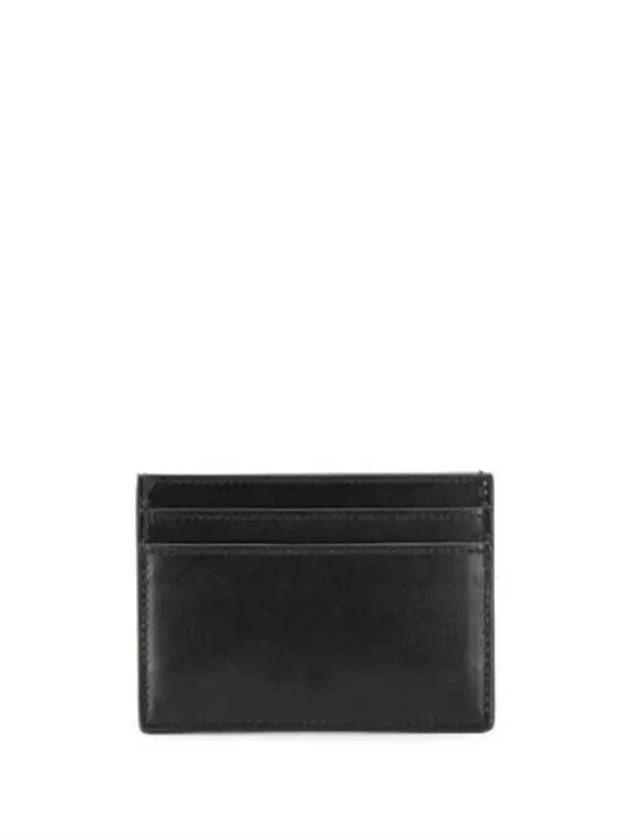 Tiny Monogram Shiny Leather Card Case Black - SAINT LAURENT - BALAAN 4