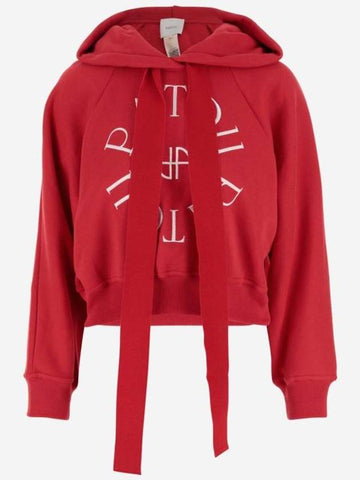 Hooded Sweatshirt JE0699995306R Rosso - PATOU - BALAAN 1