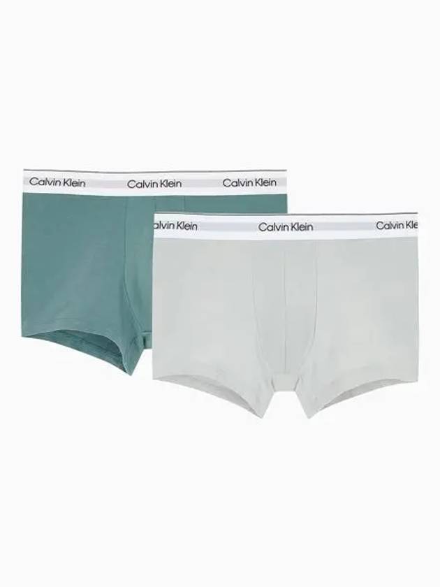 UNDERWEAR Men s Modern Cotton Stretch Trunks 2PK NB3985PSJ - CALVIN KLEIN - BALAAN 1