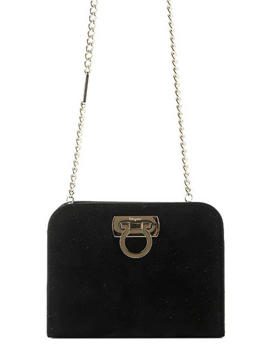 Logo Shoulder Bag Black - SALVATORE FERRAGAMO - BALAAN 2