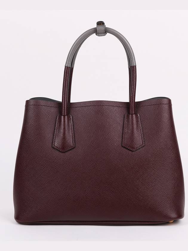 Dubl burgundy two tone women s shoulder bag 1BG887 - PRADA - BALAAN 4