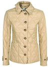 Diamond Quilted Thermoregulated Jacket New Chino Beige - BURBERRY - BALAAN 3