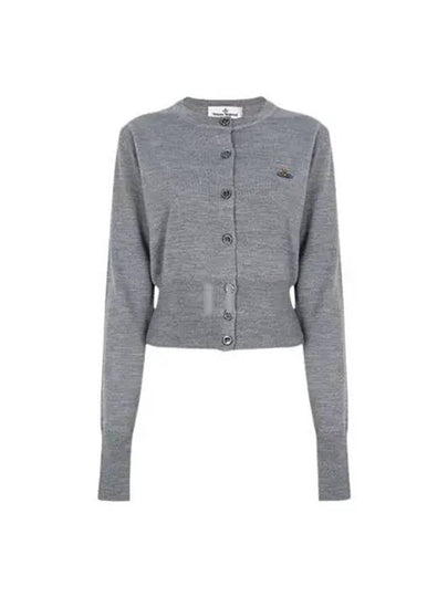 Bea Cropped Cardigan Grey - VIVIENNE WESTWOOD - BALAAN 2