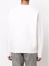 Big Heart Logo Wool Sweatshirt White BFUKS002 - AMI - BALAAN 5