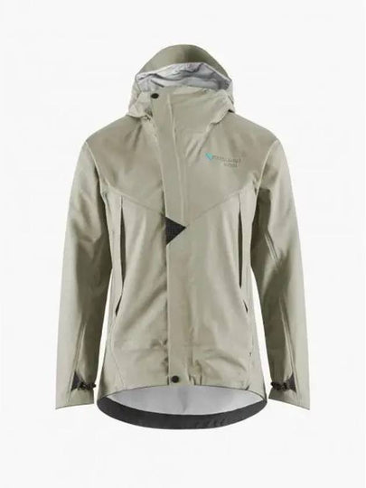 Women's Ashinya Waterproof Zip-Up Hoodie Silver Green - KLATTERMUSEN - BALAAN 2