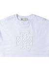 23 ss Embossed Logo T-Shirt 147413100 B0040209200 - TORY BURCH - BALAAN.