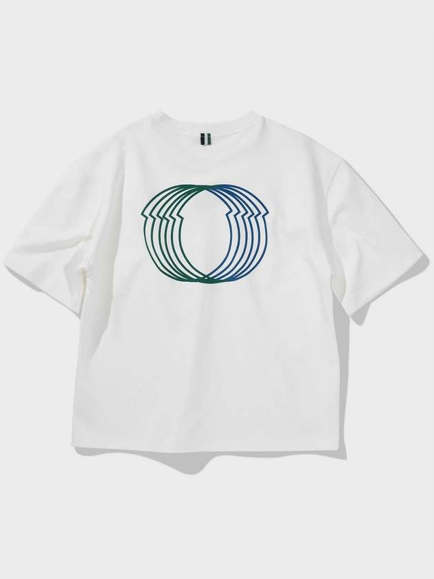 Symbol graphic short sleeve t-shirt ivory - FFEFF STUDIO - BALAAN 4