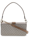 Greenwich Medium Logo Shoulder Bag White - MICHAEL KORS - BALAAN 4