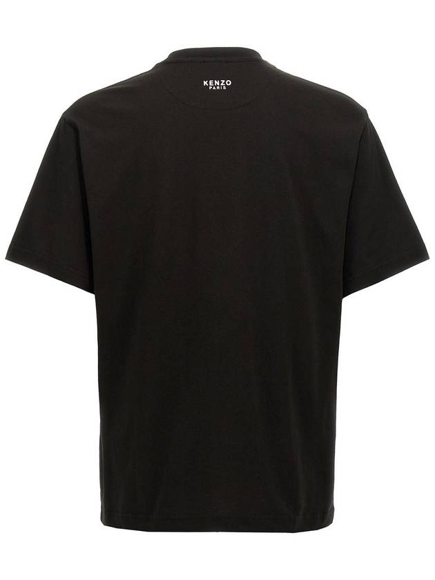 Boke Classic Cotton Short Sleeve T-Shirt Black - KENZO - BALAAN 3