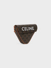 Triangle Crossbody Bag in Triomphe Canvas Tan - CELINE - BALAAN 3