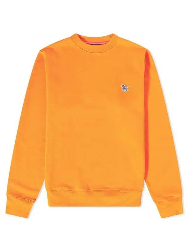 Men's Zebra Logo Organic Cotton Sweatshirt Orange - PAUL SMITH - BALAAN 1