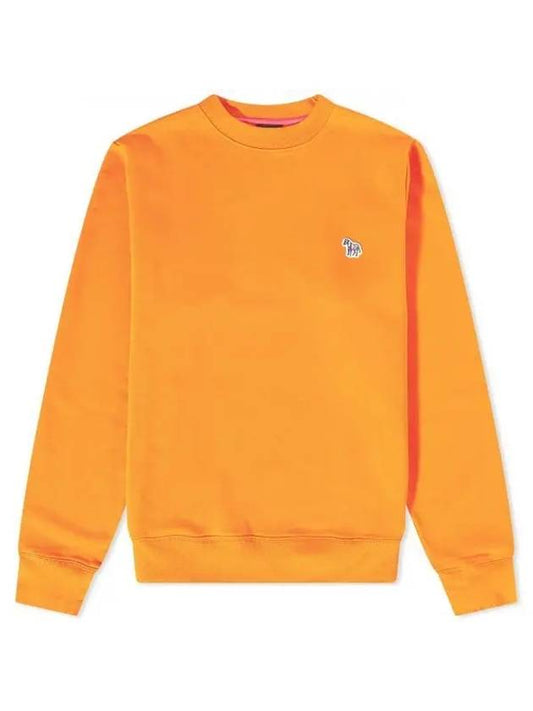 Men's Zebra Logo Organic Cotton Sweatshirt Orange - PAUL SMITH - BALAAN 1