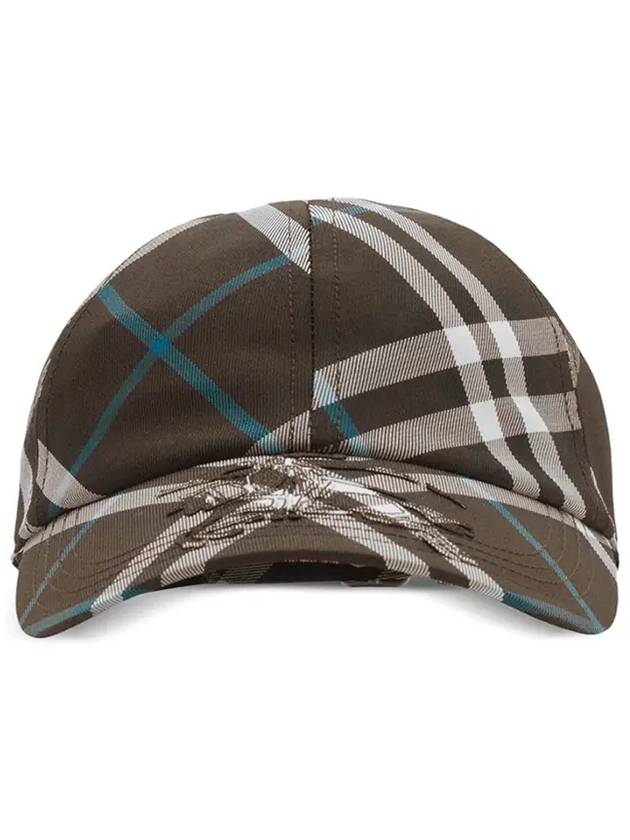 Check Ball Cap Green - BURBERRY - BALAAN 2