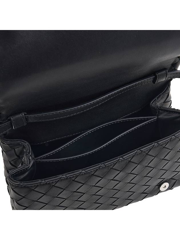 Intrecciato Cross Bag Black - BOTTEGA VENETA - BALAAN 9