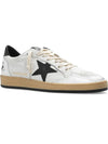 Ball Star Leather Heel Tab Low Sneakers White Black - GOLDEN GOOSE - BALAAN 3