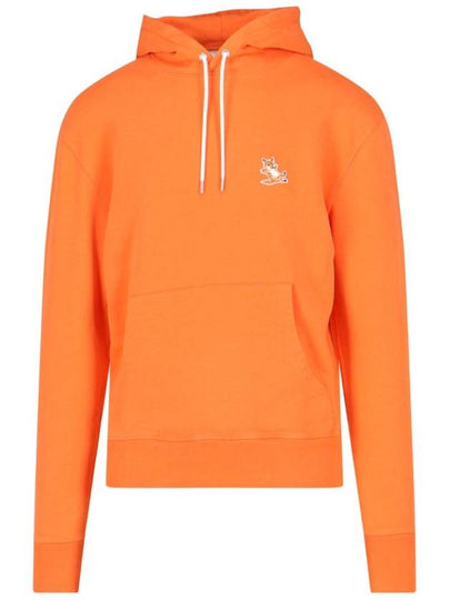 Chillax Fox Patch Classic Hoodie Neon Orange IU00355KM0001 P851 - MAISON KITSUNE - BALAAN 2