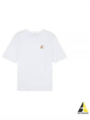 Speedy Fox Patch Comfort Short Sleeve T Shirt White - MAISON KITSUNE - BALAAN 2