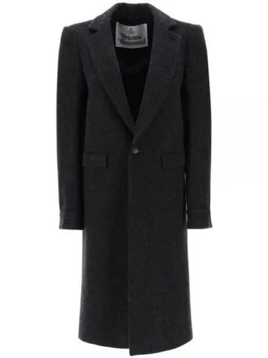 Alien Teddy Single Coat Black - VIVIENNE WESTWOOD - BALAAN 1