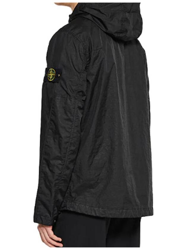 Membrana 3L TC Hooded Jacket Black - STONE ISLAND - BALAAN 4