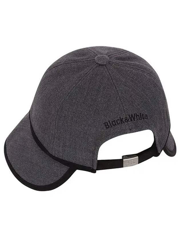 Fall Wide Brim Hat 8633LXAHGREY - BLACK&WHITE - BALAAN 3