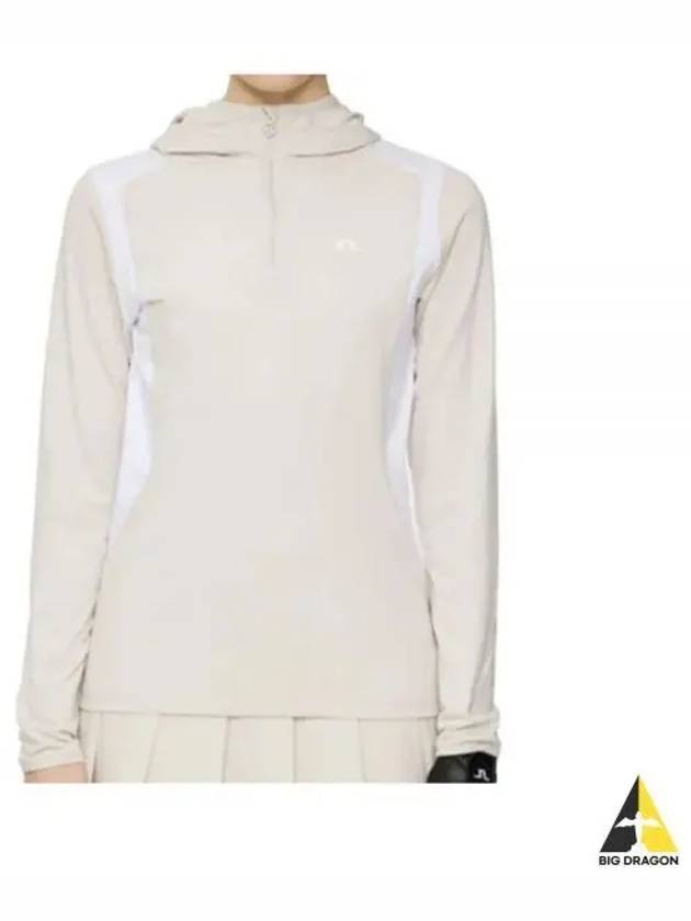 Mae Quarter Zip Hood GWJS11076 U029 Women s - J.LINDEBERG - BALAAN 1