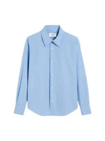 De Coeur Classic Long Sleeve Shirt Blue - AMI - BALAAN 1