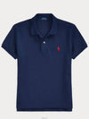 Embroidered Pony Logo Stretch Cotton Short Sleeve Polo Shirt Navy - POLO RALPH LAUREN - BALAAN 3