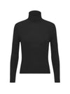 Cashmere Silk Long Sleeve Turtleneck Black - DIOR - BALAAN 2