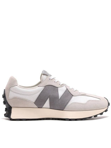 327 Nimbus Cloud Low Top Sneakers White Grey - NEW BALANCE - BALAAN 1