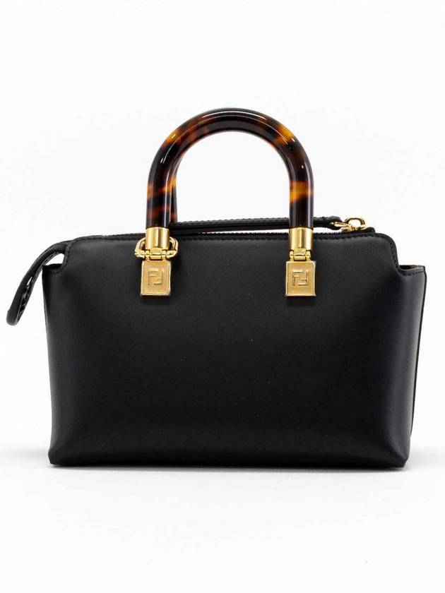 By The Way Small Leather Tote Bag Black - FENDI - BALAAN 6