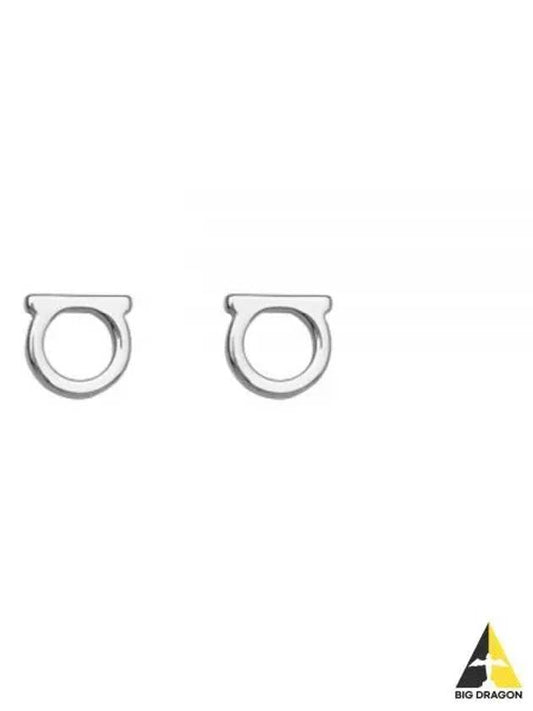 Gancini Earings Silver - SALVATORE FERRAGAMO - BALAAN 2