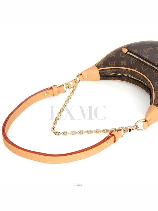 Monogram Loop Chain Cross Bag Half Moon M81098 - LOUIS VUITTON - BALAAN 6