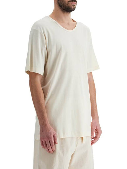 t-shirt with wide round neck - LEMAIRE - BALAAN 2