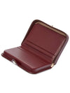 Josh Leather Coin Wallet Burgundy - A.P.C. - BALAAN 3