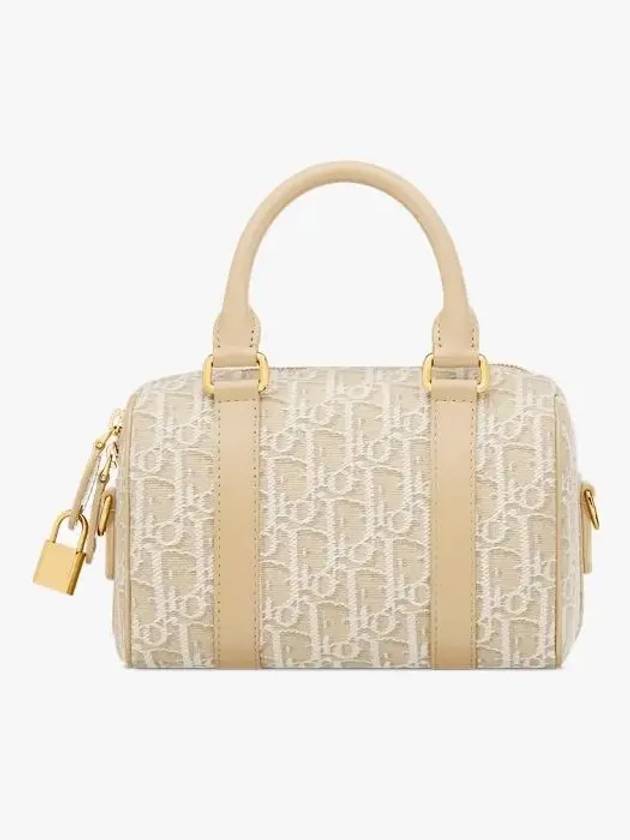 Groove 20 Oblique Jacquard Tote Bag Natural - DIOR - BALAAN 7