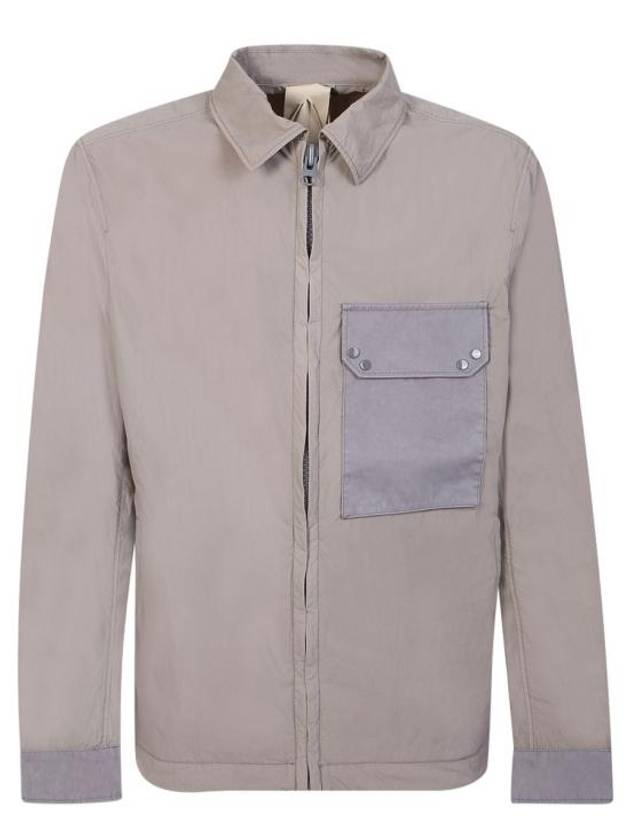 Pocket Zip-Up Mid Layer Jacket Grey - TEN C - BALAAN 2