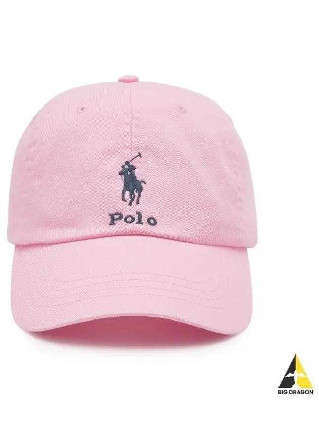 New Pink Capsule Cotton Twill Chino Ball Cap - POLO RALPH LAUREN - BALAAN 1