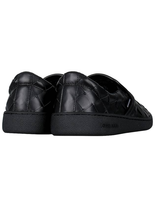 Sawyer Intrecciato Calfskin Slip-Ons Black - BOTTEGA VENETA - BALAAN 6