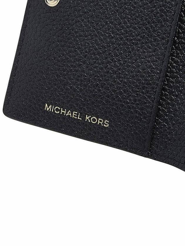 Logo Jet Set Half Wallet Black - MICHAEL KORS - BALAAN 10